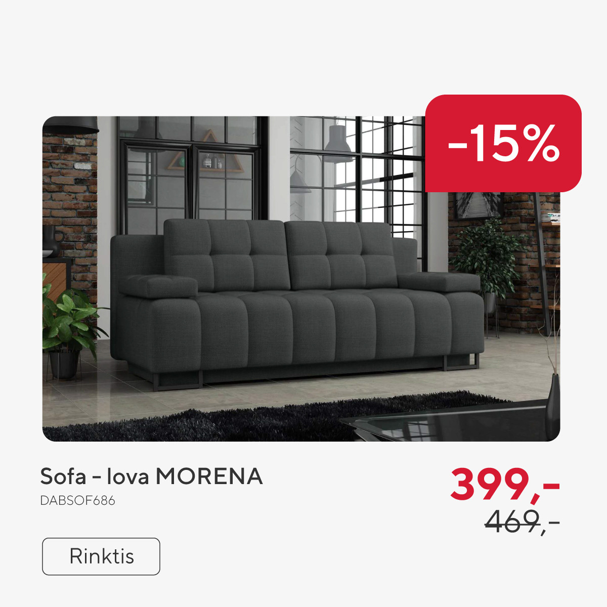 Sofa - lova MORENA